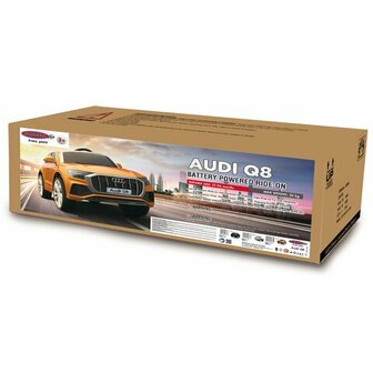 Accuvoertuig Audi Q8 Geel 12V