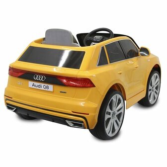 Accuvoertuig Audi Q8 Geel 12V