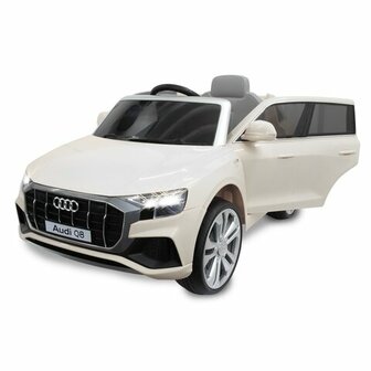 Accuvoertuig Audi Q8 Wit 12V