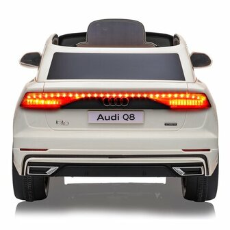 Accuvoertuig Audi Q8 Wit 12V