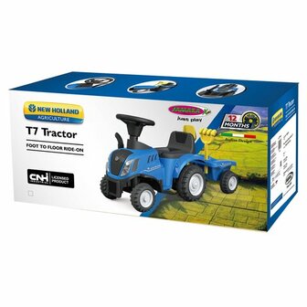 Loopauto Tractor New Holland T7 Blauw