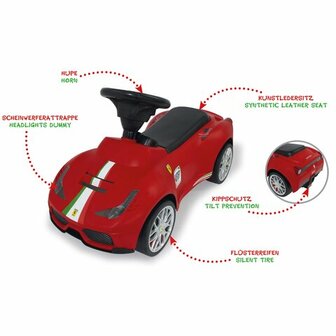 Loopauto Ferrari 488 Rood