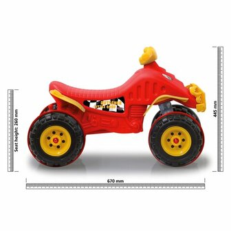 Loopauto Little Quad Rood