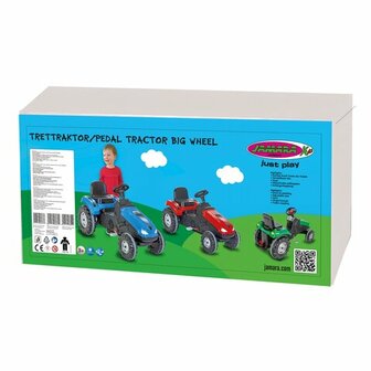 Traptractor Big Wheel Blauw