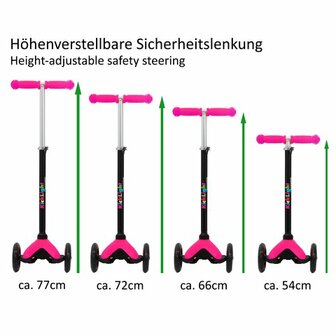 Kick-Light-Scooter Roze