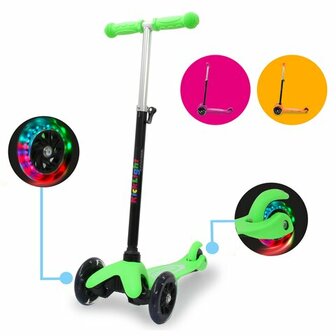 Kick-Light-Scooter Groen