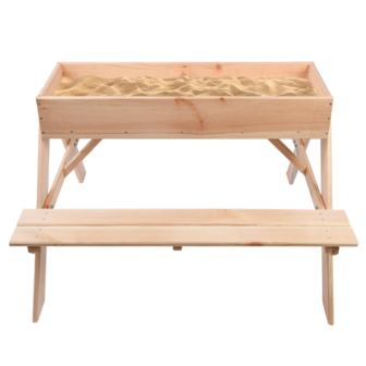 2-in-1 Picknicktafel met Zandbak