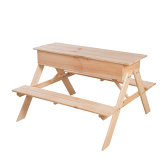 2-in-1 Picknicktafel met Zandbak