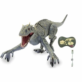 RC Dinosaurus Exoraptor Li-Ion 3,7V 2,4GHz Grijs