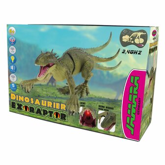 RC Dinosaurus Exoraptor Li-Ion 3,7V 2,4GHz Grijs