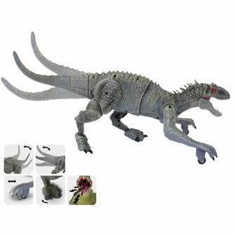 RC Dinosaurus Exoraptor Li-Ion 3,7V 2,4GHz Grijs