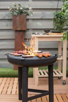 Firepit Palau met gietijzeren plancha ring