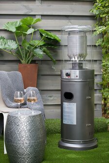 Sunred Terrasverwarmer Propus Gas Lounge Grijs 10000 Watt