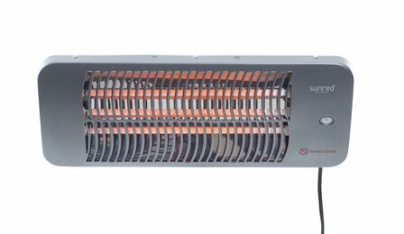 Sunred Terrasverwarmer Lugo Quartz Wand Grijs 2000 Watt