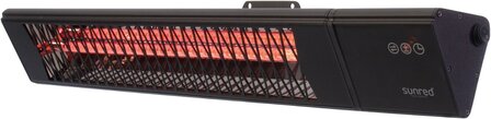 Sunred Smart Heater Triangle Dark Wand Zwart 2500 Watt