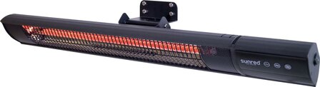 Sunred Terrasverwarmer Dark Wand Black 1500 Watt