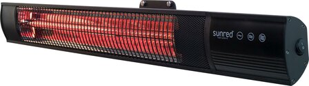 Sunred Terrasverwarmer Dark Wand Black 2000 Watt