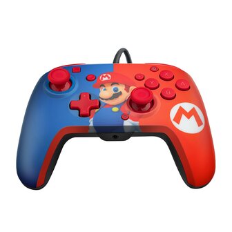 PDP Gaming Faceoff Deluxe+ Audio Wired Controller - Mario