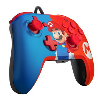 PDP Gaming Faceoff Deluxe+ Audio Wired Controller - Mario