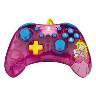 PDP Gaming Rock Candy Wired Controller - Bubblegum Peach