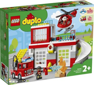 DUPLO Brandweerkazerne en Helikopter