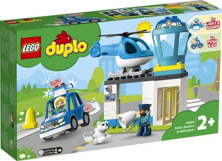 DUPLO Politiebureau en Helikopter