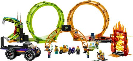 LEGO City Stuntz Dubbele looping stuntarena