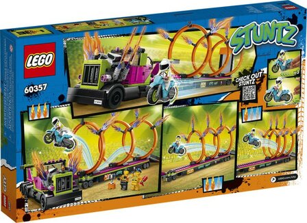 LEGO City Stuntz Stunttruck &amp; Ring of Fire-uitdaging