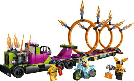 LEGO City Stuntz Stunttruck &amp; Ring of Fire-uitdaging