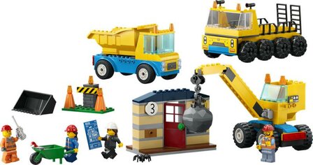 LEGO City Voertuigen Kiepwagen, bouwtruck en sloopkraan