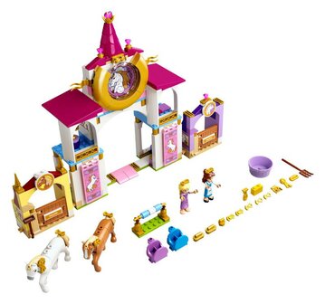 LEGO Disney Belle en Rapunzel&#039;s koninklijke paardenstal