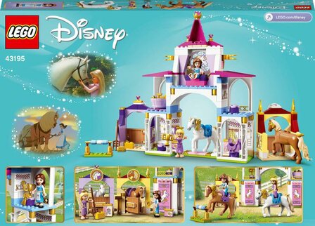 LEGO Disney Belle en Rapunzel&#039;s koninklijke paardenstal