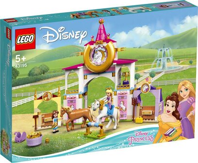 LEGO Disney Belle en Rapunzel&#039;s koninklijke paardenstal