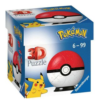 Puzzelbal 54 stukjes Pokemon Pokeball