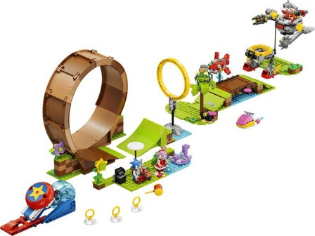 LEGO SONIC Sonics Green Hill Zone loopinguitdaging