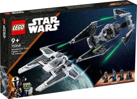 LEGO Star Wars Mandalorian Fang Fighter vs. TIE Interceptor