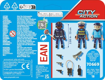 Playmobil City Action Figurenset politie