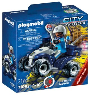 Playmobil City Action Politie - Speed Quad