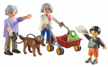 Playmobil City Life Grootouders met kleinkinderen