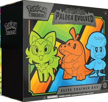 Pok&eacute;mon Tcg: Scarlet &amp; Violet - Paldea Evolved - Elite Trainer Box