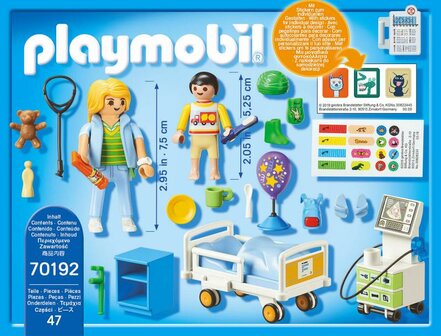 Playmobil City Life Kinderziekenhuiskamer