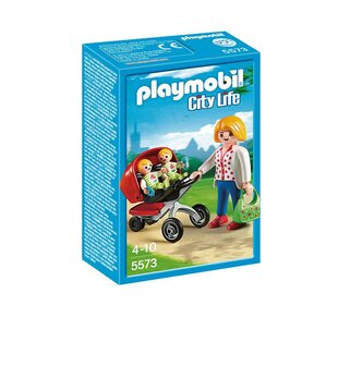 Playmobil City Life Tweeling kinderwagen