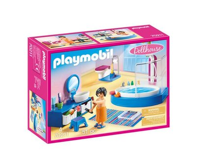 Playmobil Dollhouse Badkamer met ligbad