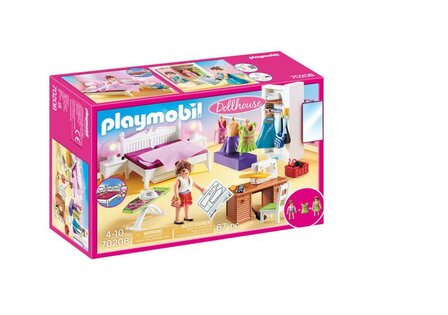 Playmobil Dollhouse Slaapkamer met mode ontwerphoek