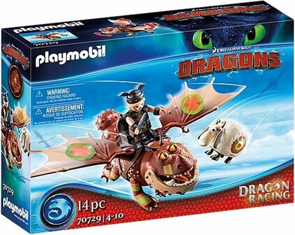 Playmobil Dragon Racing Vissenboot en Speknekje