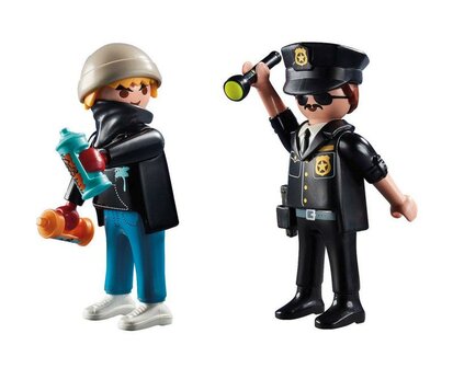 Playmobil DuoPack politieagent en sproeier