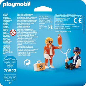 Playmobil DuoPack spoedarts en politieagente