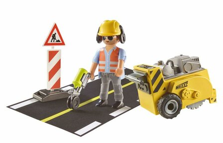 Playmobil Gift Sets Bouwvakker met randensnijder