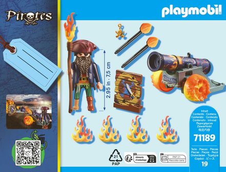 Playmobil Gift Sets Piraat met kanon