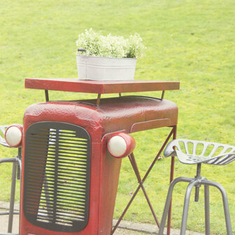 Tractortafel rood